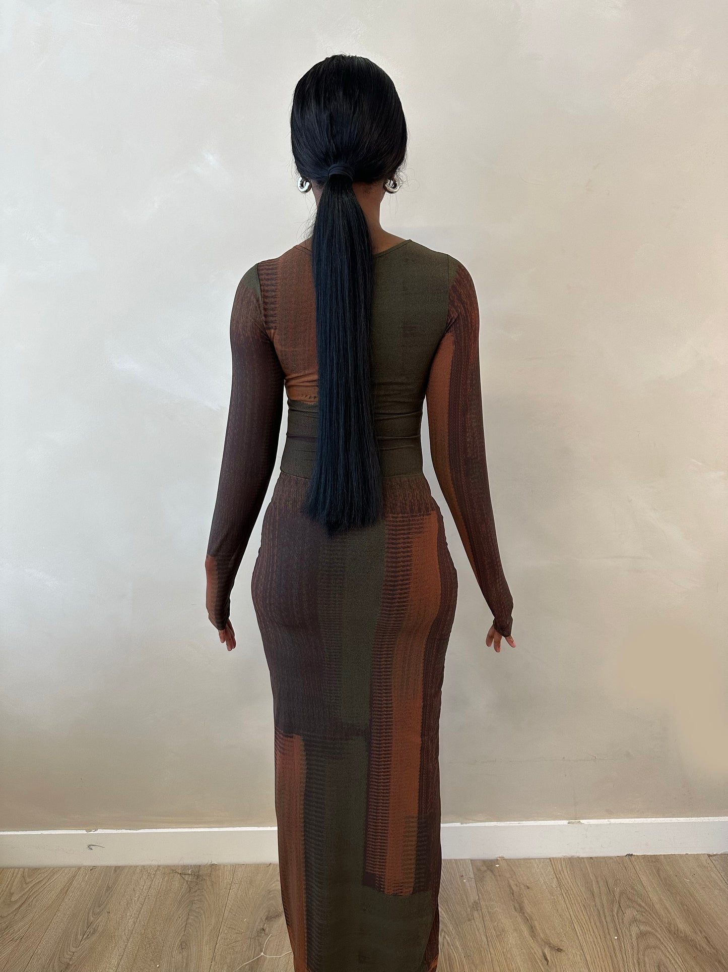 Fade - Long Sleeve Maxi Dress
